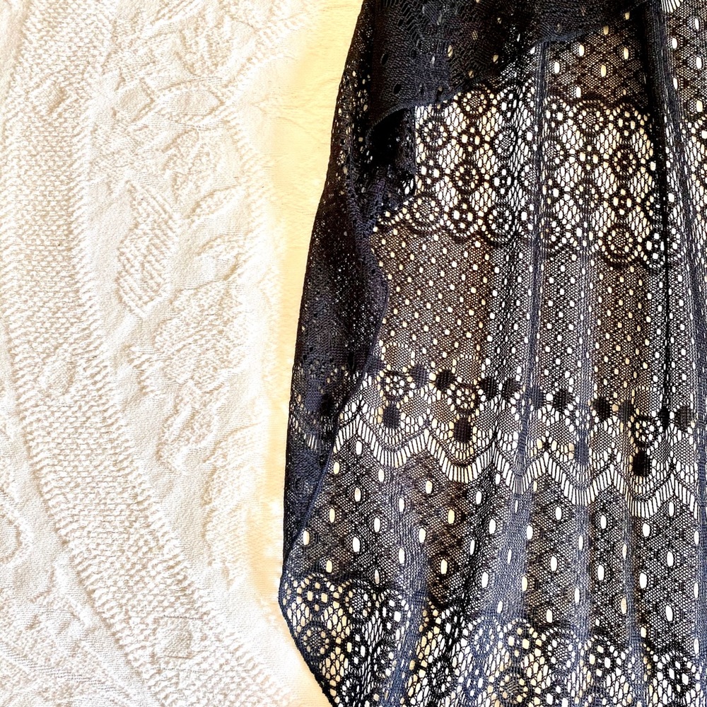 New w/ out Tags Black Boho Skirt - Picture 3 of 6